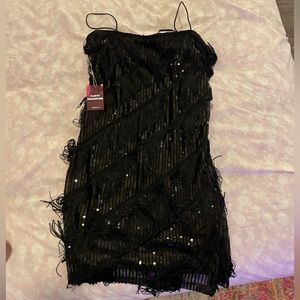 Fringe party dress